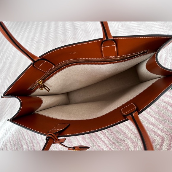 Celine Cabas canvas leather trim tote. New without tag. - Picture 8 of 9